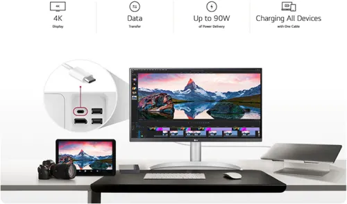 Màn hình LG 27UP850K-W | 27 inch | 4K | IPS | 60Hz | USB-C 96W | HDR400